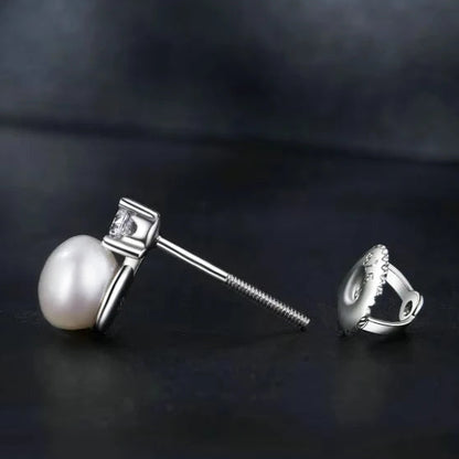 Boucle d'Oreille Perle Mariage