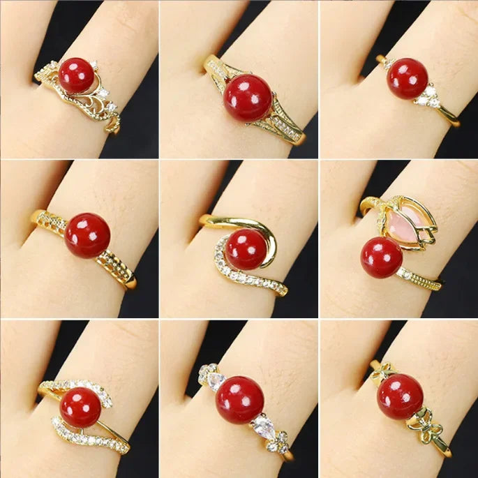 Bague Perle de Verre