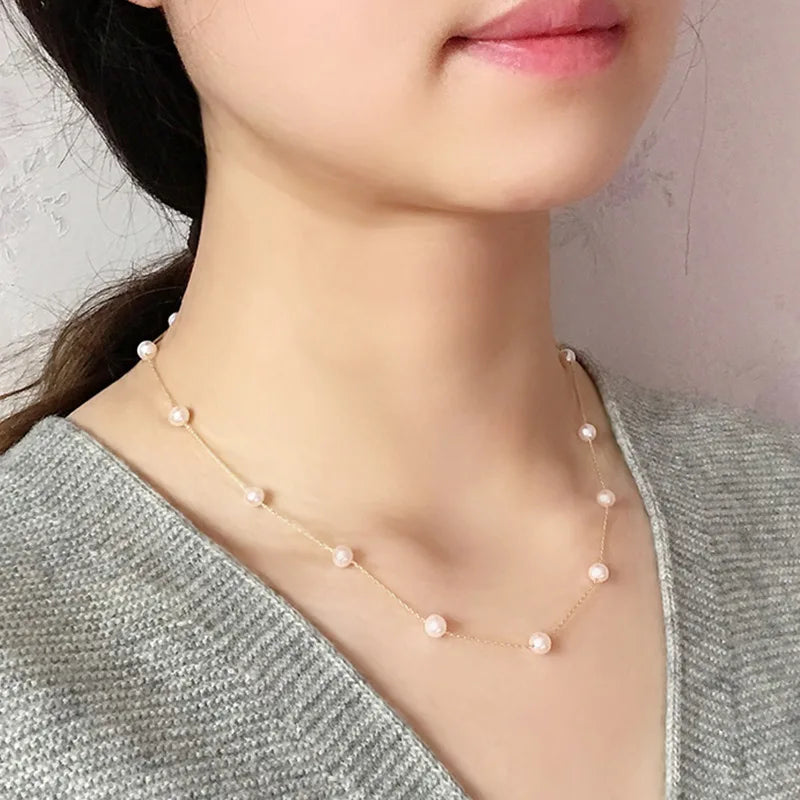 Collier Perle de Culture Or