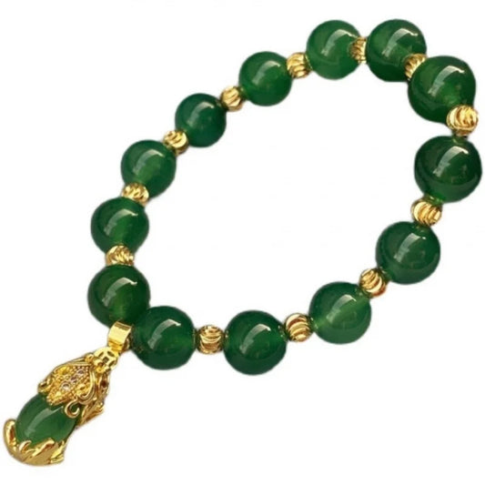 Bracelet Perle Verte