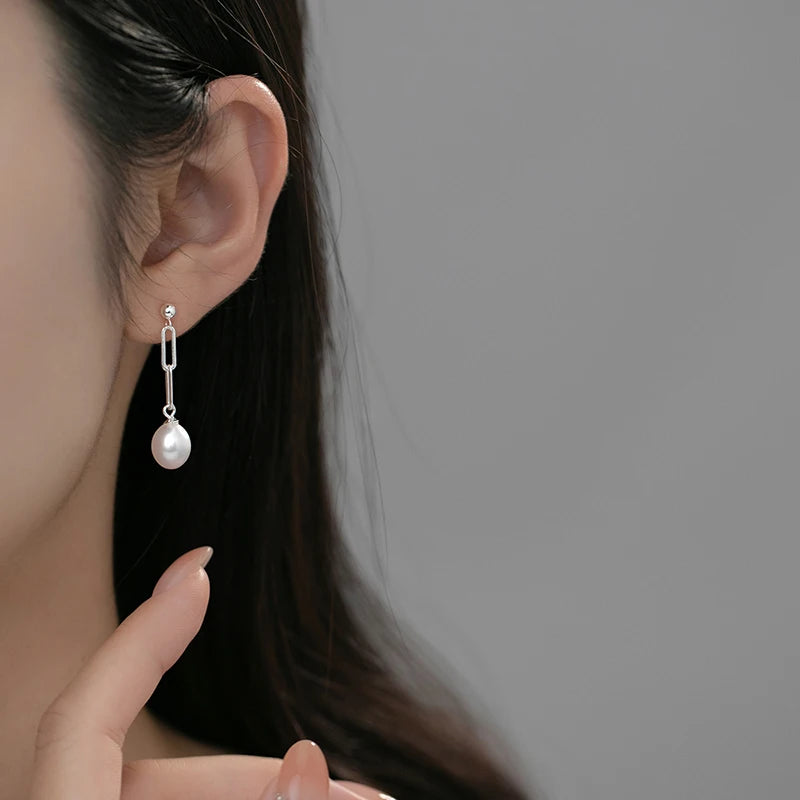Boucle d'Oreille Perle Luxe