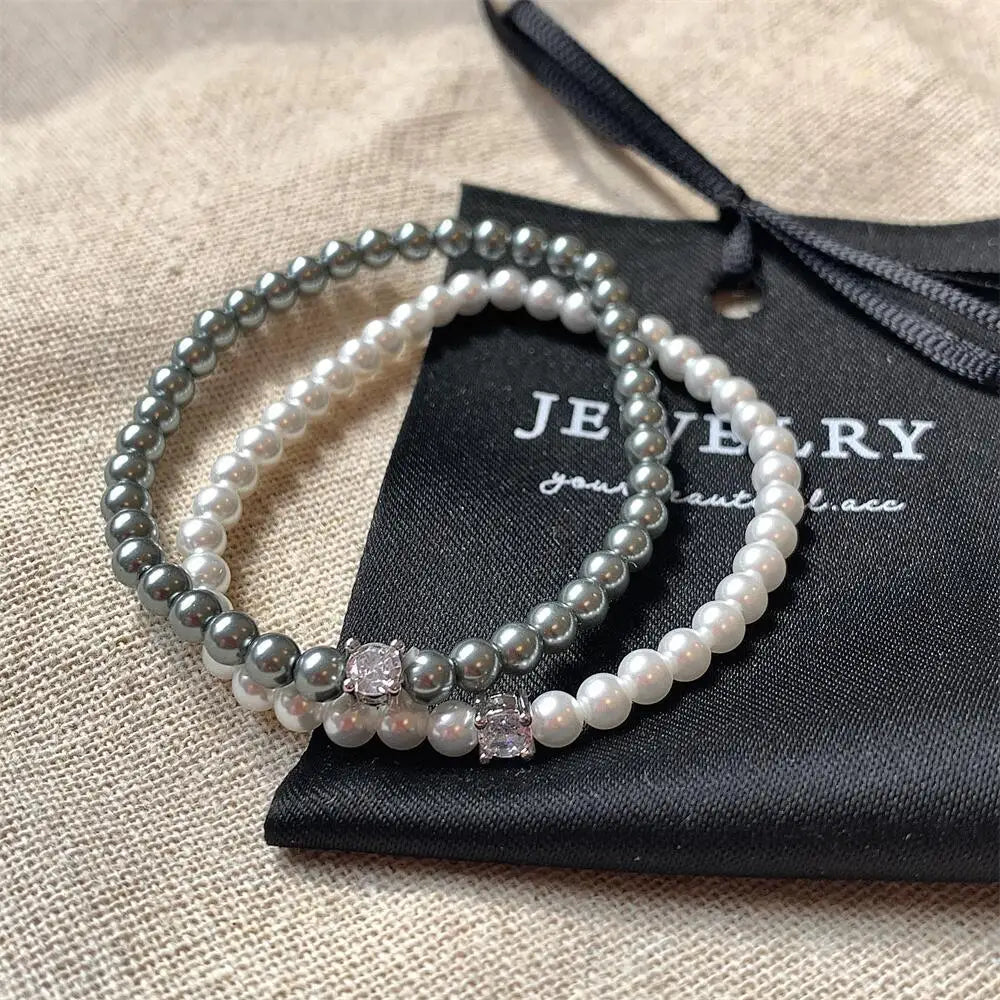 bracelet perle strass