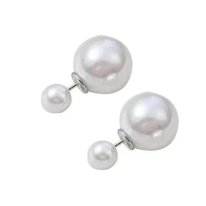 Boucle d'Oreille Fausse Perle de Culture