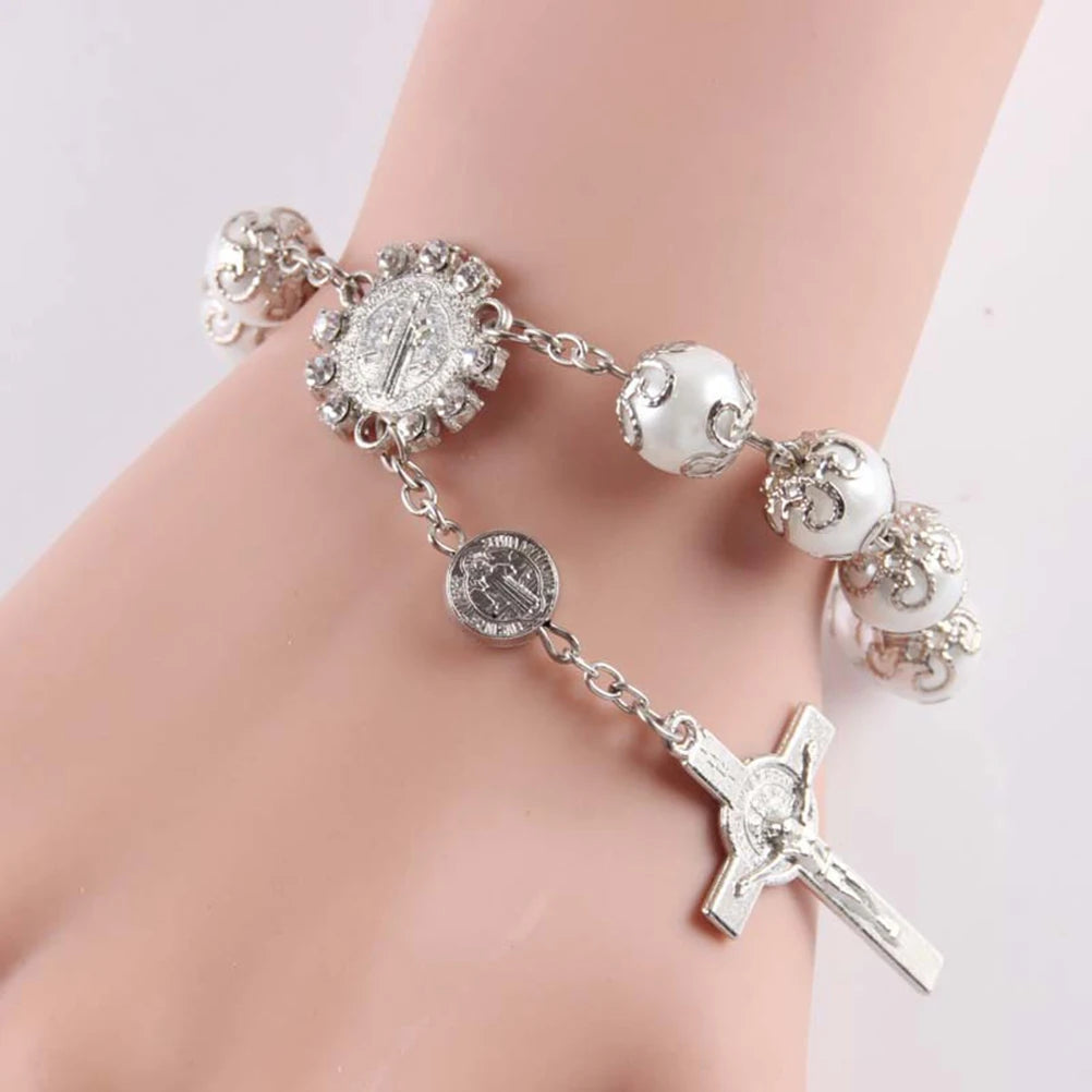 Bracelet Croix Perle