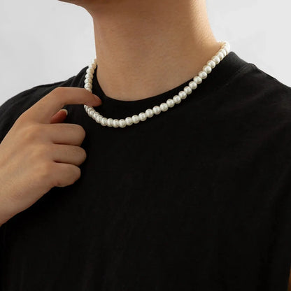 Collier Ras de Cou Perles Blanches