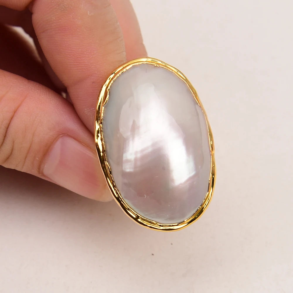 Bague Perle Mabe