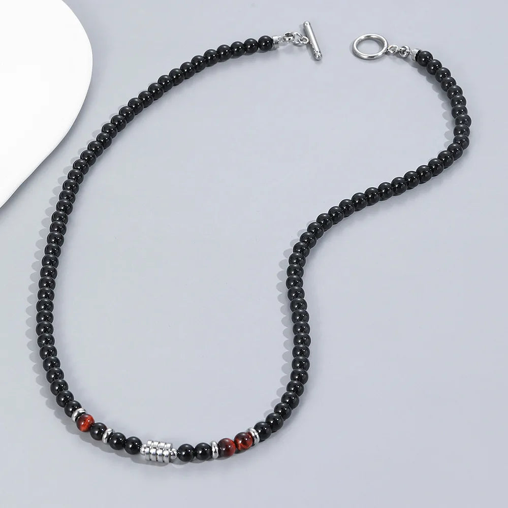 Collier Perle Noire Ras de Cou