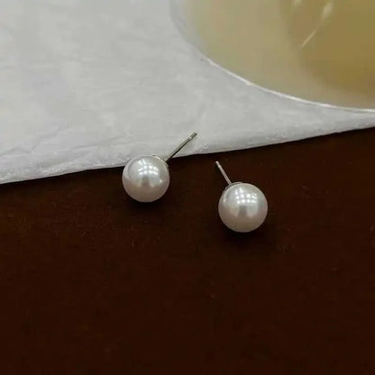 Boucle d'Oreille Puce Perle