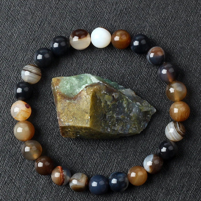 Bracelet Perle Agate
