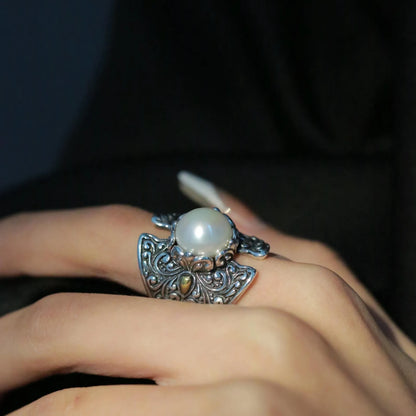 Bague Ancienne Perle
