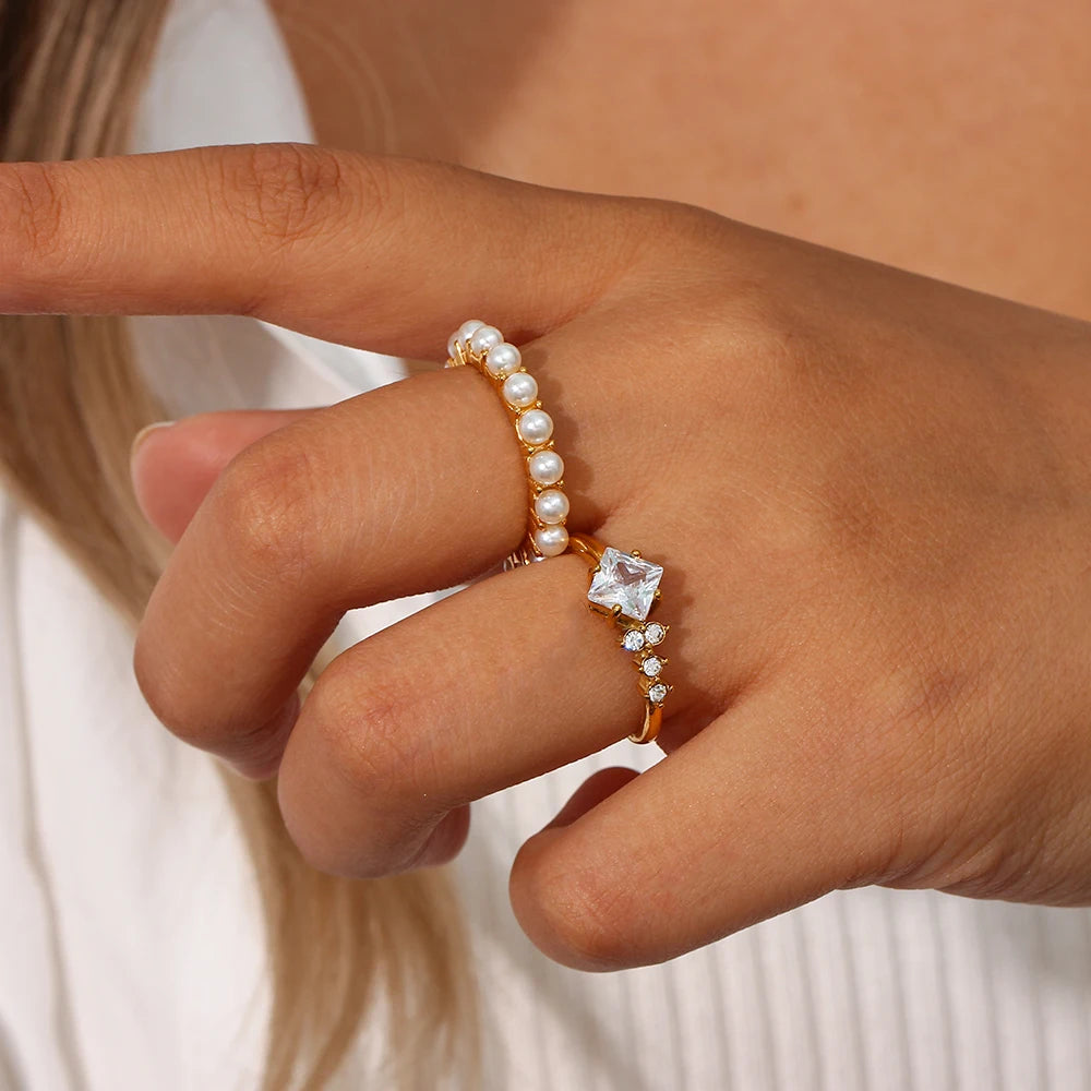 Bague Ronde Perle