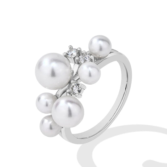 Bague Perle Moderne
