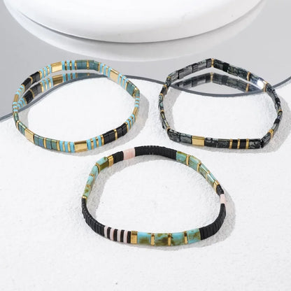 Bracelet Homme Perle Plate