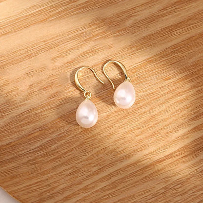 Boucle d'Oreille Perle Goutte d'Eau