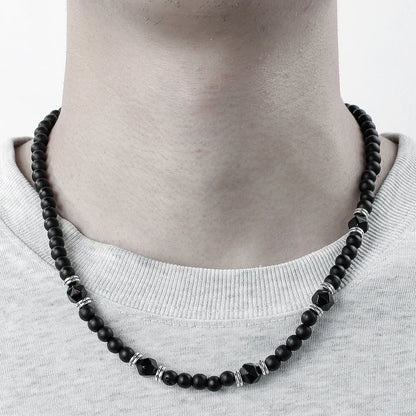 Collier Perle Ras de Cou Homme