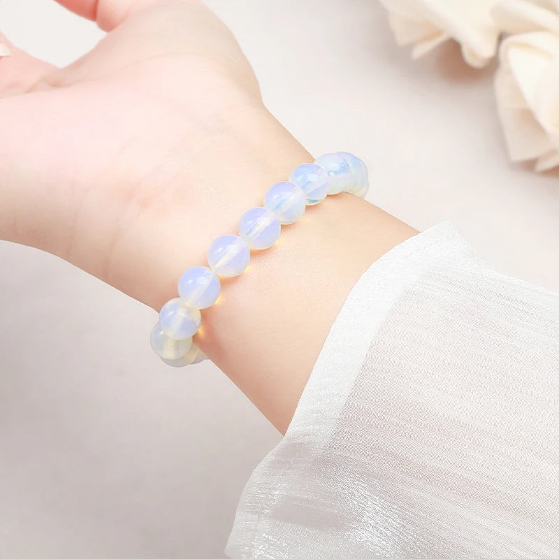 bracelet perle opale