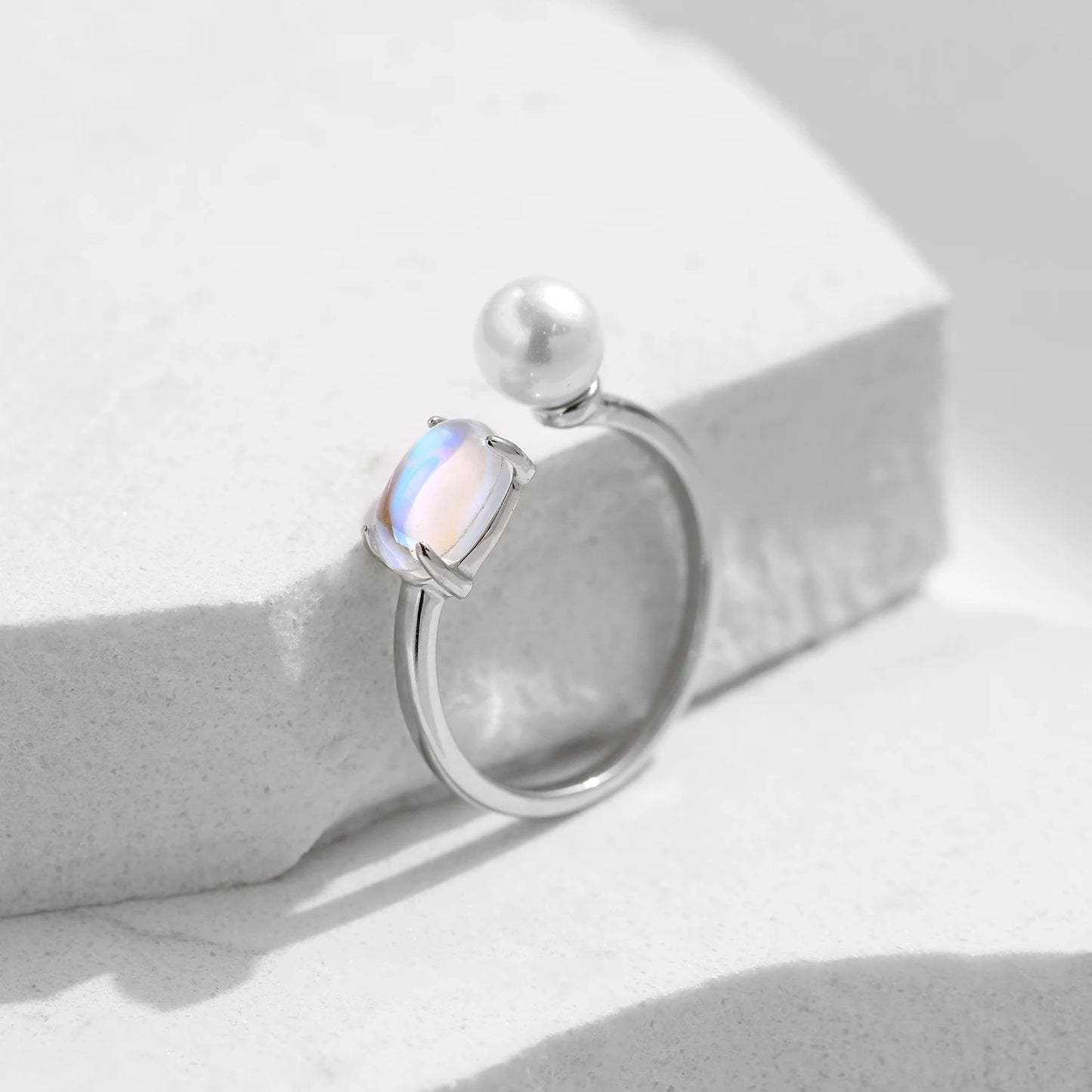 Bague Perle Cristal