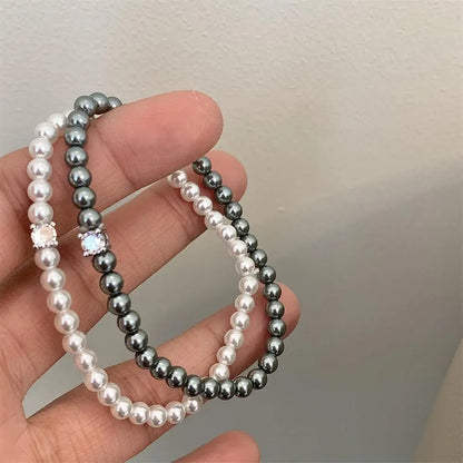 bracelet perle strass
