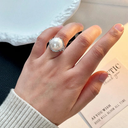 Bague de Fiançailles Perle