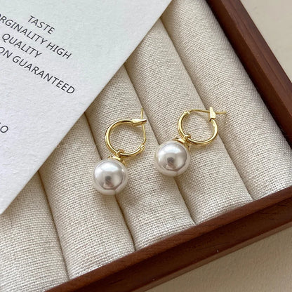 Boucle d'Oreille Perle Nacre