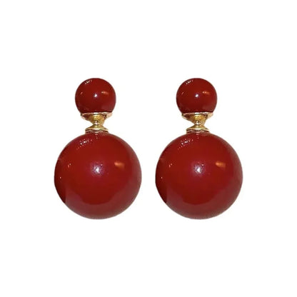 Boucle d'Oreille Perle Résine