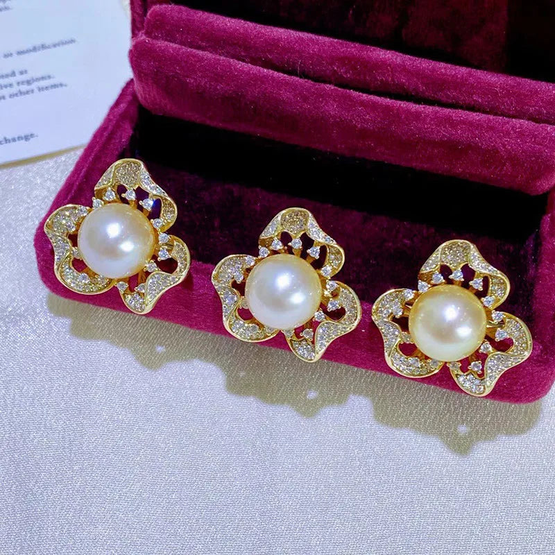 Bague en Perle Fleur