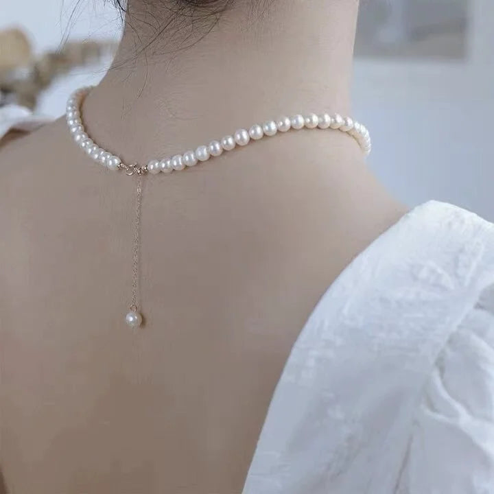 Collier Fin Perles