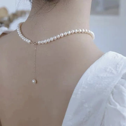 Collier Fin Perles