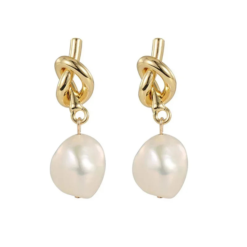 Boucle d'Oreille Perle d'Huitre