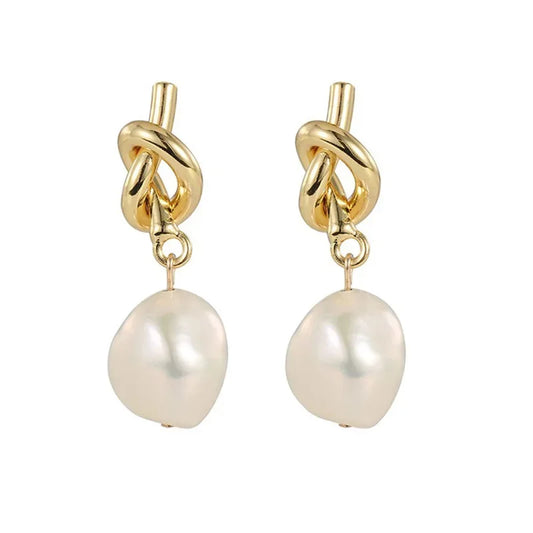 Boucle d'Oreille Perle d'Huitre