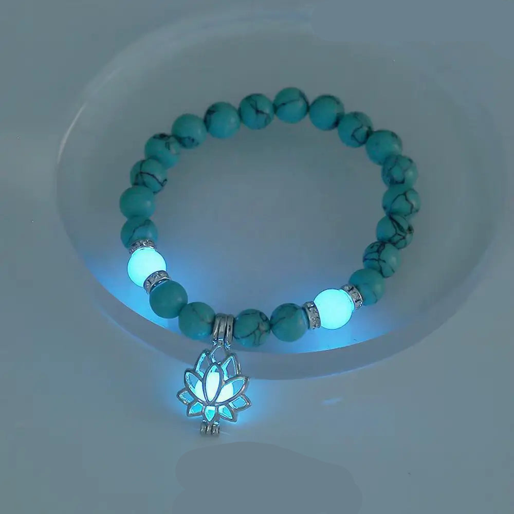 bracelet perle fluo