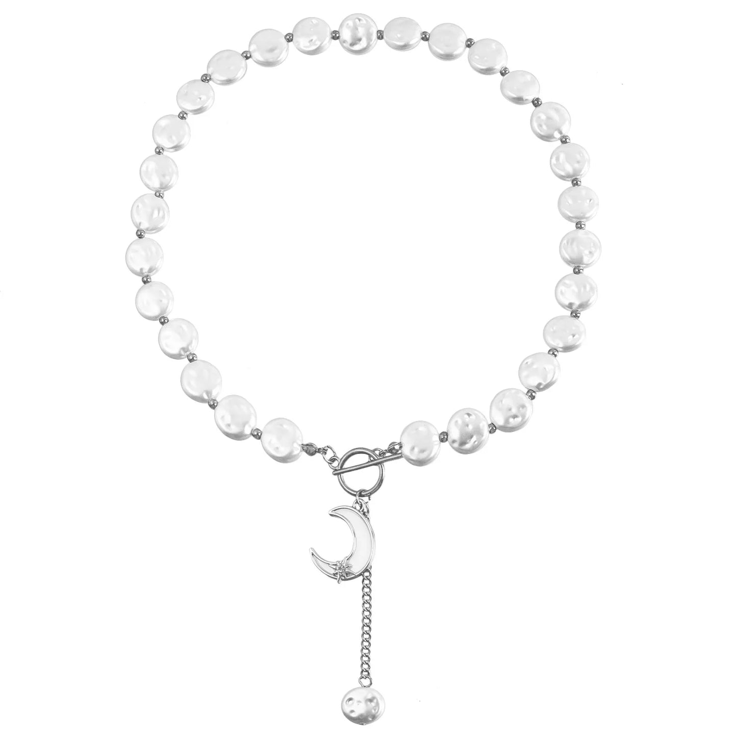 Collier Perle Plate