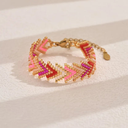 Bracelet en Perle Tissé