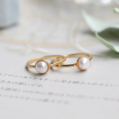 Bague Perle Nacre