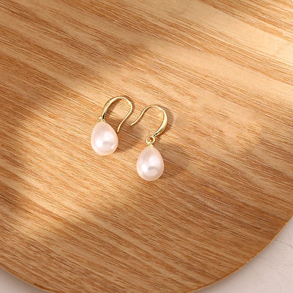 Boucle d'Oreille Perle Goutte d'Eau