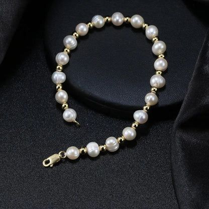 Bracelet Perle Blanche