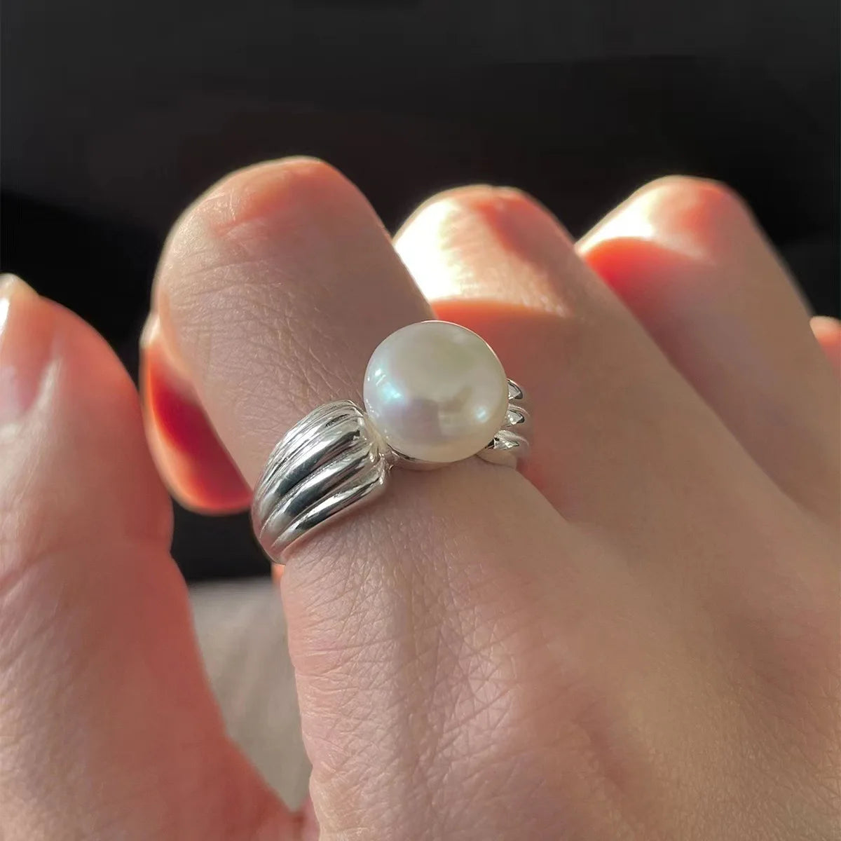 Bague Perle De Majorque
