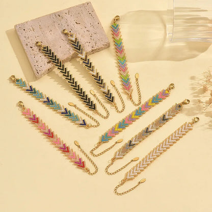 Bracelet en Perle Tissé