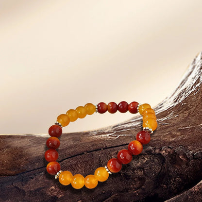 Bracelet Perle Orange