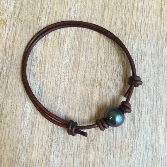 Bracelet Cordon Perle Tahiti