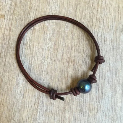 Bracelet Cordon Perle Tahiti