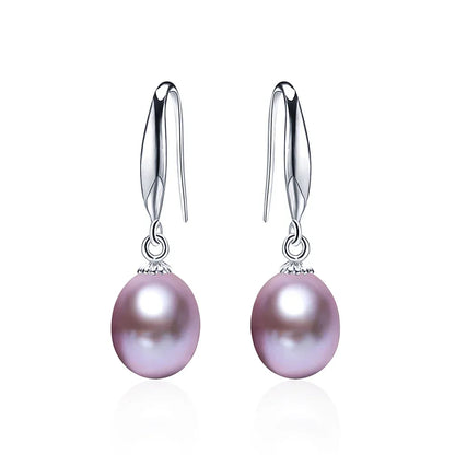 Boucle d'Oreille Perle Argent