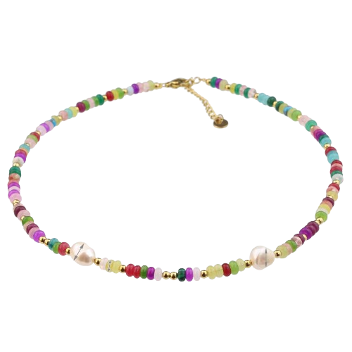 Collier Perle Couleur