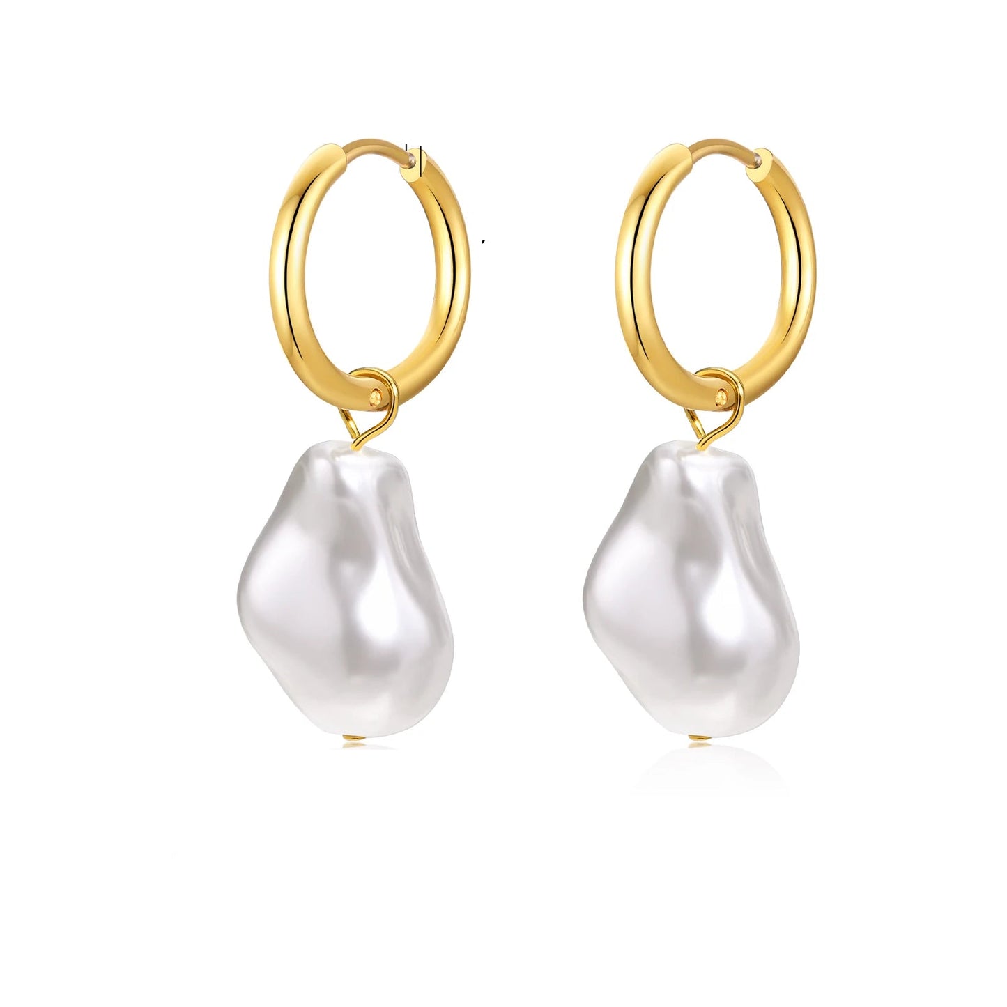 Boucle d'Oreille Homme Perle