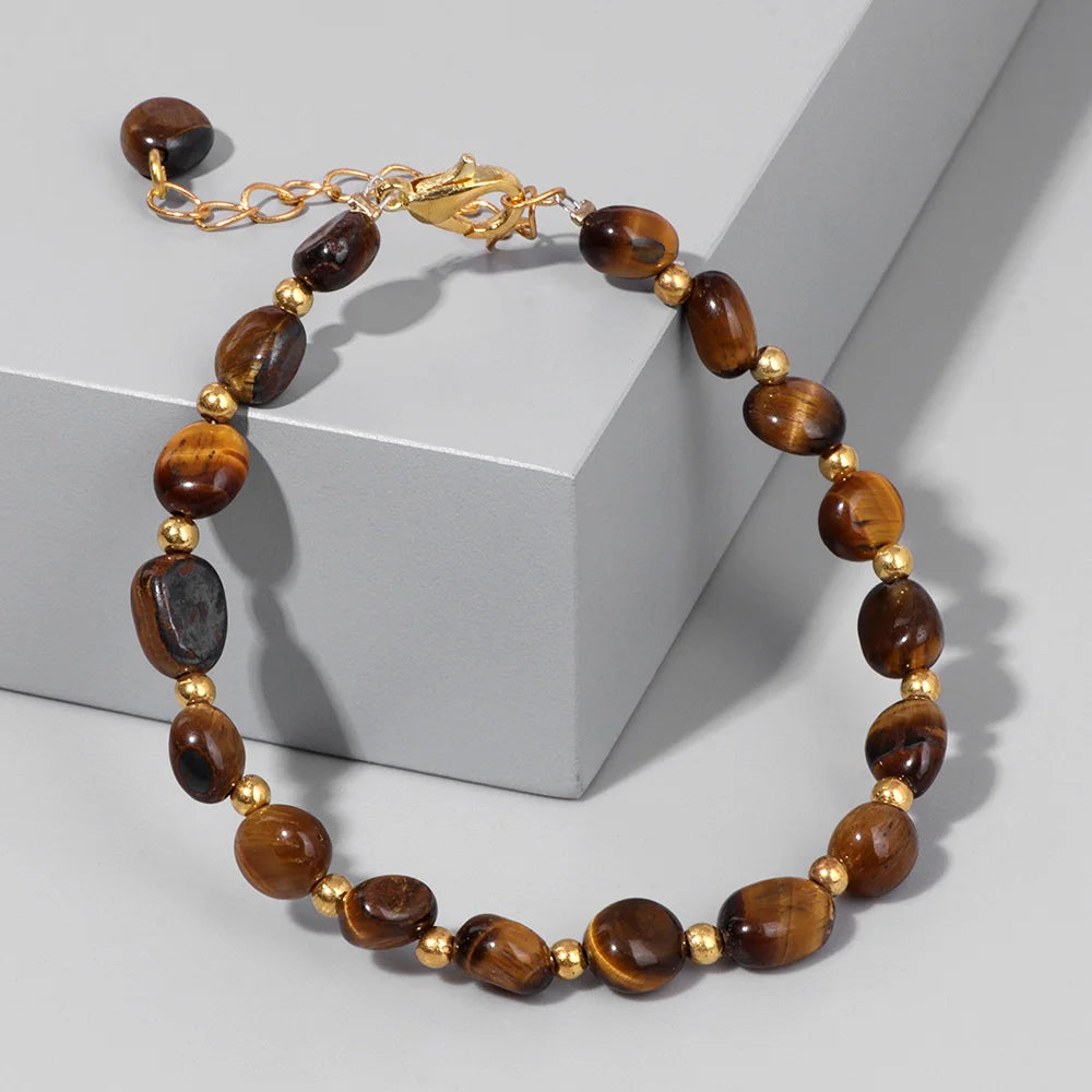 Bracelet Perle Marron