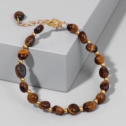 Bracelet Perle Marron