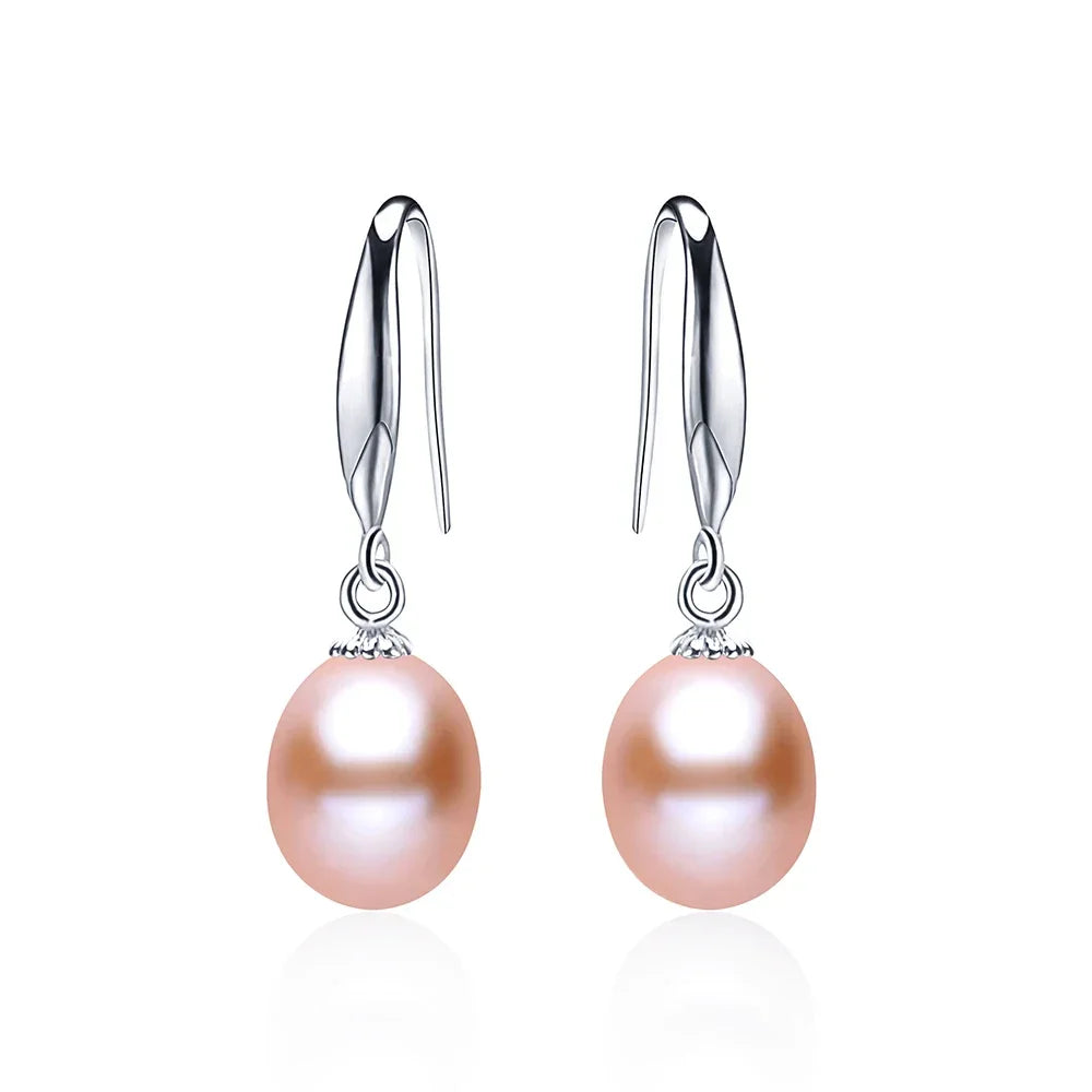 Boucle d'Oreille Perle Argent