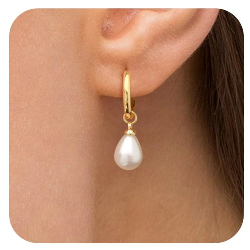 Boucle d'Oreille Perle Fantaisie