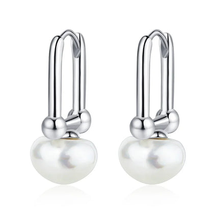 Boucle D'oreille Perle Pendante Homme
