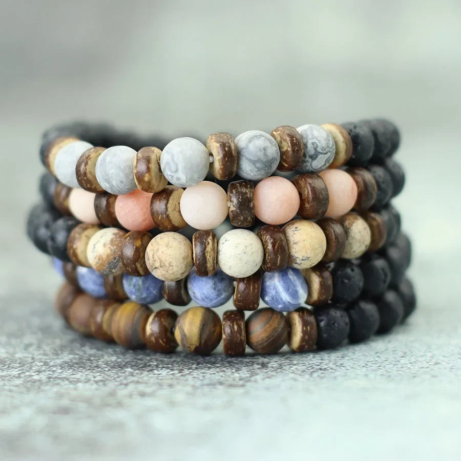 Bracelet Perle Bois